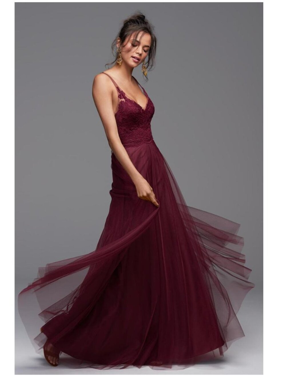 Luxardo Lace V-Neck Gown Style Fiona/4605 Size 12